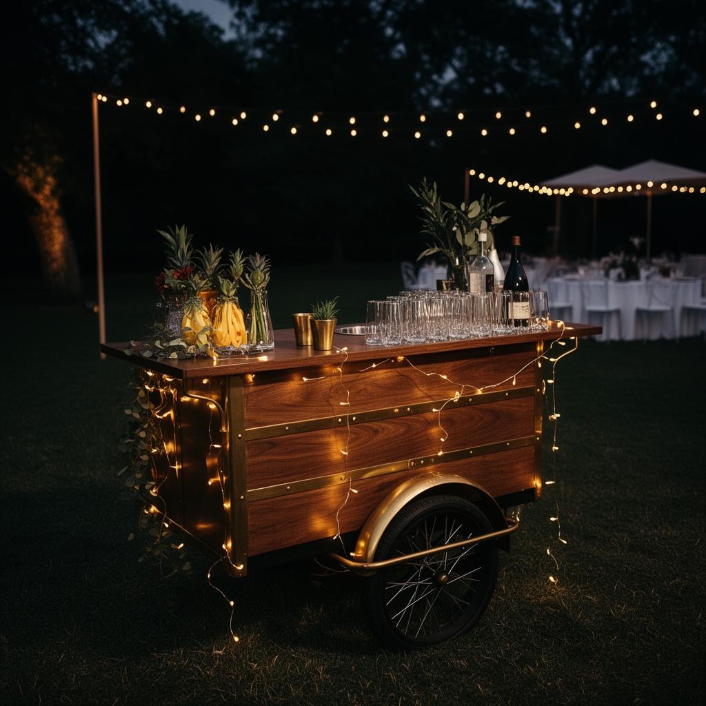 Mobile bar evening event